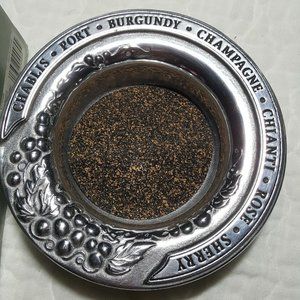 Wilton Wine Bottle Coaster Armetale Grape Vine Wine Bottle Candy Dish Pewter